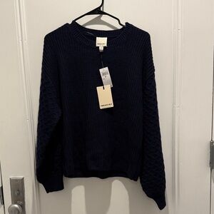 Industry Navy Blue Knit Sweater